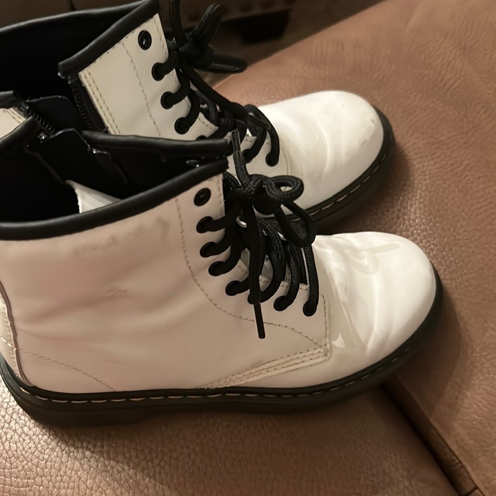 Kids doc martens worn ( couple of marks on them)